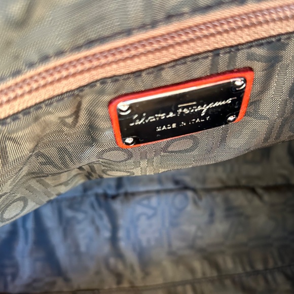 Burnt Orange Salvatore Ferragamo Marisa Satchel